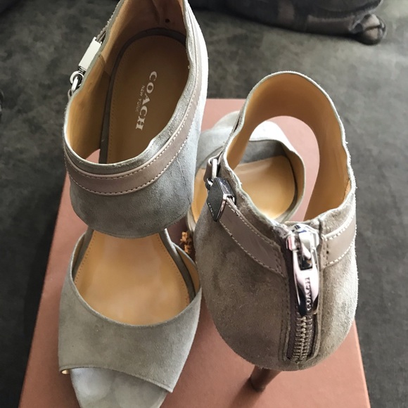 Coach Suede Wexwood Heels - Picture 5 of 6